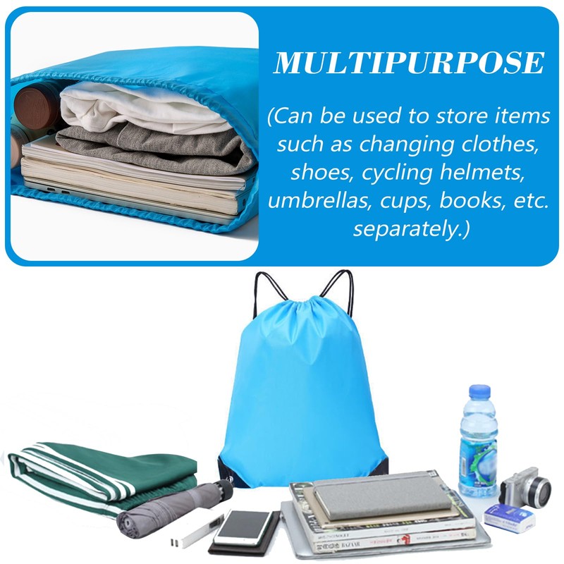 INVODA Drawstring Backpack Bulk String Backpack Drawstring Bags Sport Gym