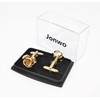 Jonwo Rose Gold Flower Shape French Shirt Jewelry Cufflinks Stainless