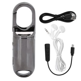 Digital Player Wearable Key Chain Recording Pen Equipment Voice Recorder MP3 8GBblack