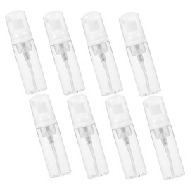 VICASKY 8pcs Refillable Foaming Pump Dispensers Empty Travel Bottles for Shampoo Liquid Soap and Cleanser Lightweight Design with Leak Preventing Cap for Personal and Family Use