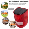 Solar Alarm Solar IP65 Waterproof Solar Alarm Light with Remote