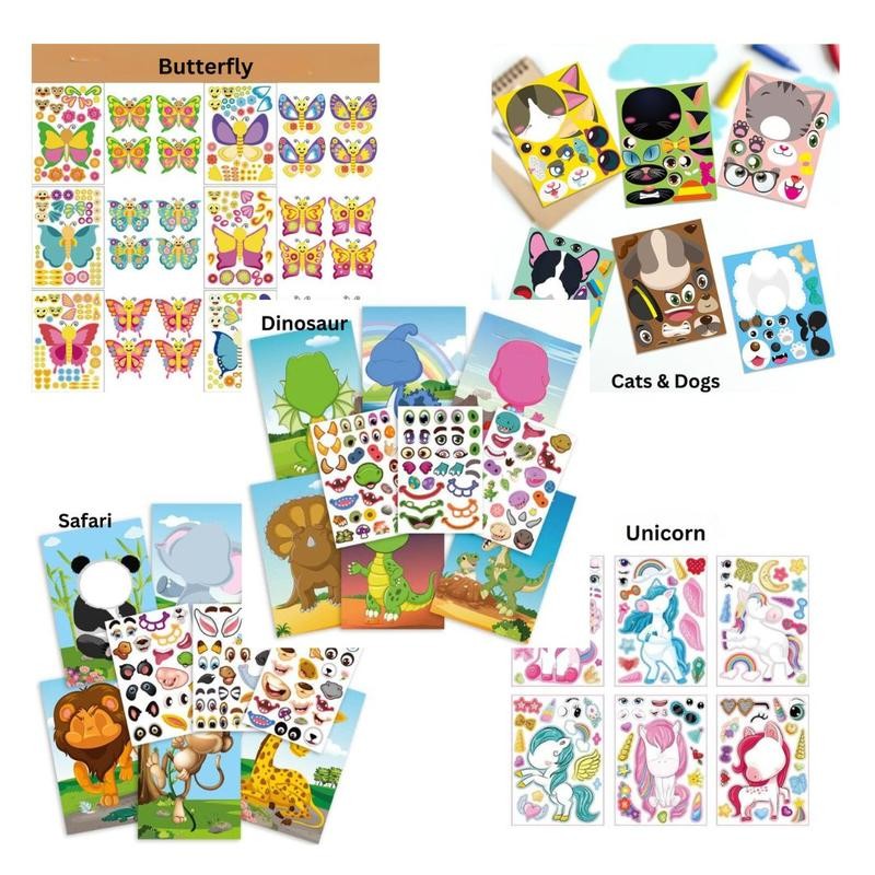 Make a Face Sticker Games - Animal Edition - Style: