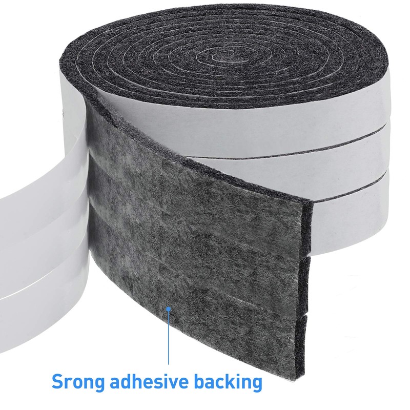 Zonon 4 Rolls 1/2 x 240 Inch Felt Strips with