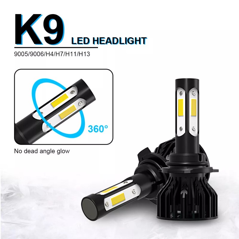 SHENKENUO 9005 HB3 LED Headlight Bulb for Car & Truck