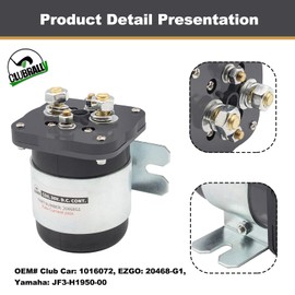 CLUBRALLY EZGO 36V 4 Terminal Solenoid for 1989-up 20468G1