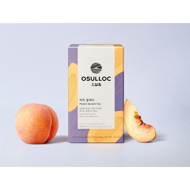 오설록 피치 블랙티 티백 Osulloc Peach Black Tea Tea Bags