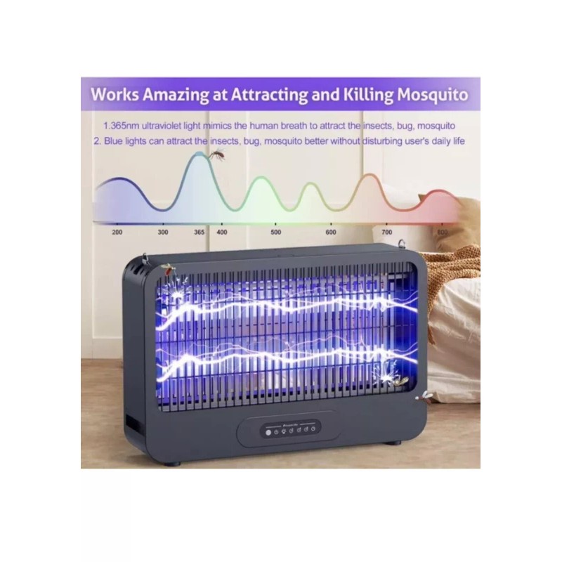 Foshan Qty-2 IKI-520AE Insect Bug Mosquito Zapper Killer 120V Double