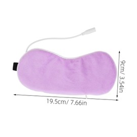 TOVINANNA USB Heated Eye Mask Reusable Electric Warm Compress for Sleep Heat Eye Pad Portable Nap Mask for Home Travel