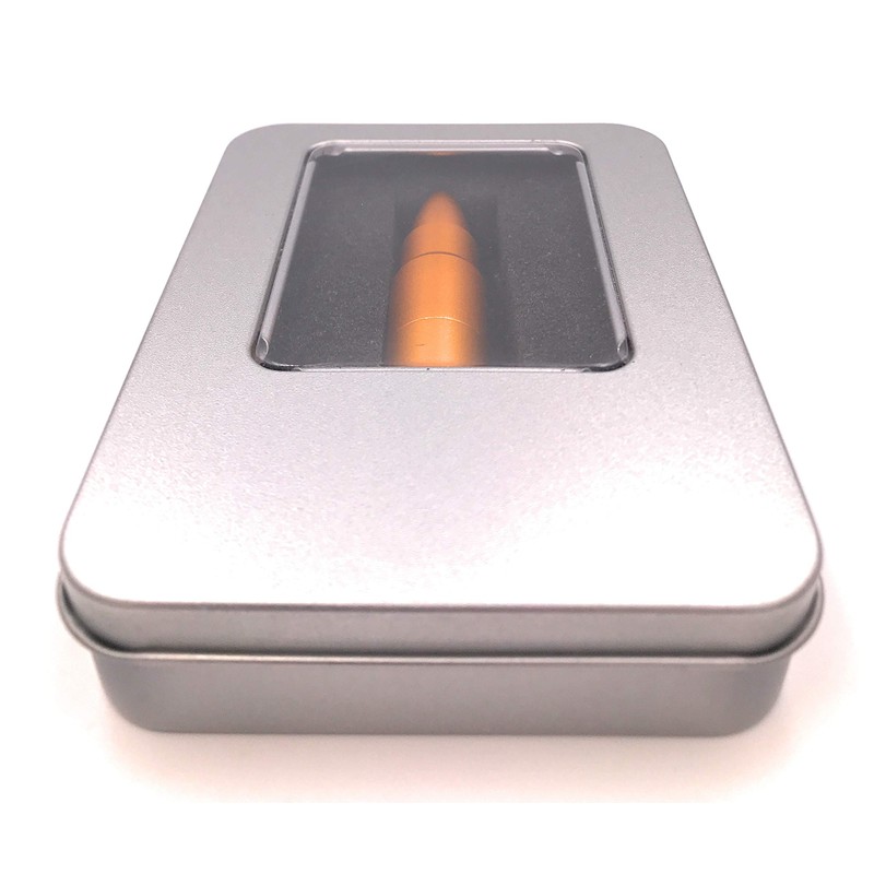 Onwomania Bullet Ammunition in Gold Metal USB Stick in Aluminium