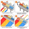 AITRIP 10pcs DIN Rail Terminal Blocks, DIY Splicing Wire Connectors