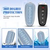 QBUC for Ford Key fob Cover,Soft TPU Car Key Case