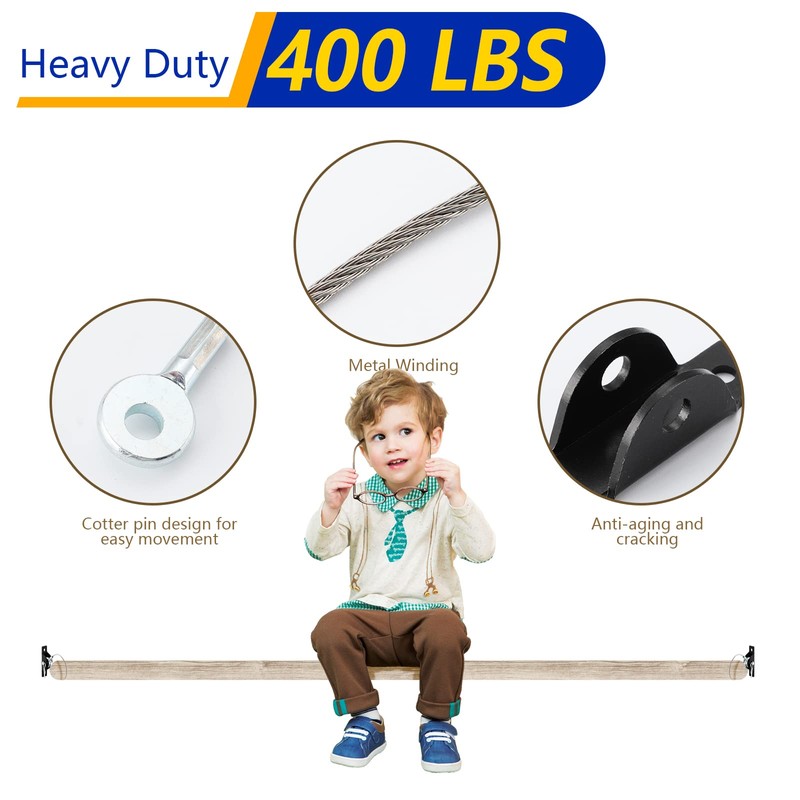 Furniture Anchors Anti-Tip Kit (6 Pack)- Furniture Straps for Baby