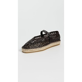 Madewell Women's Remy Mary Jane Espadrilles, Dark Carob, Brown, 8.5 Medium US