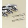 ASK Stainless Steel Clothespins with Hooks, Small 2.2 inches (5.5