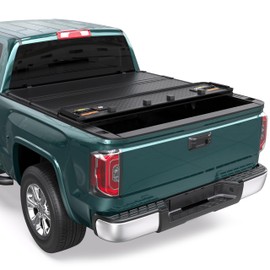AUTOSTARSHIP Soft Roll Up Truck Bed Tonneau Cover Compatible for 14-18 Chevy Silverado/GMC Sierra 1500 (19 LD/LTD), 15-18 Silverado/Sierra 2500 3500 HD,Fleetside 8FT —96" (Reflective Style)