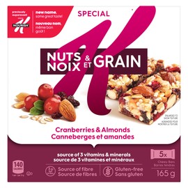 Kellogg's Special K Nourish Cranberries & Almonds Bar, 165 Grams