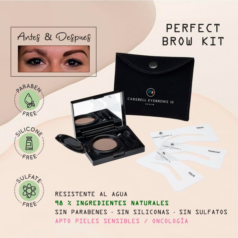 Carebell Eyebrows 10 Eyebrow Makeup (C-01 Ash Blonde) · Light