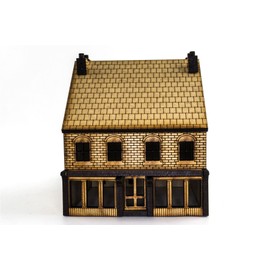 OO Victorian Shop with Rear Outhouse - Laser-Cut MDF- Railway Modelling