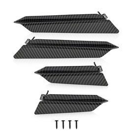 Bracingo Front Bumper Side Canards Spoiler Fins,Front Side Body Shark Splitter Fin Trims,Body Side Spoiler Wing Decroation Panels fit for C8 Corvette Stingray Convertible/HTC Z51 2020-2024