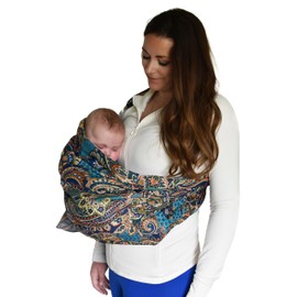 Lite-on-Shoulder Baby Sling Ergonomic, 100% Cotton, Adjustable Baby Carrier