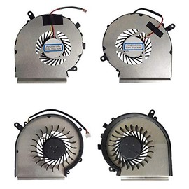 CPU + GPU Cooling Fan Replacement for MSI GE62 2QC 2QD 2QE 2QF 2QL Apache Pro Series GE62 2QC-221RU 2QC-405XES 2QD-001AU 2QD-481UK 2QE-034NE 2QE-259FR 2QF-005M 2QF-056US 2QL-094CZ 2QL-469XPL 2QL-626AU