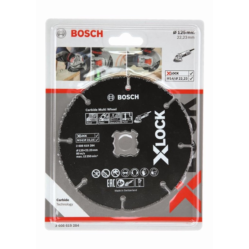 Bosch Professional Cutting Disc (for Wood and Plastics, X-Lock, Bore