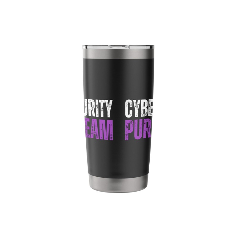Purple Team Cybersecurity Ethical Hacking Cyber Security Stainless Steel Insulated