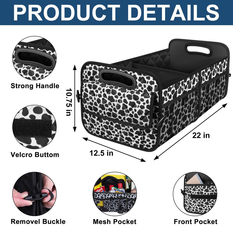 Deosk Car Organizer for SUV - 6 Big Pocket Trunk