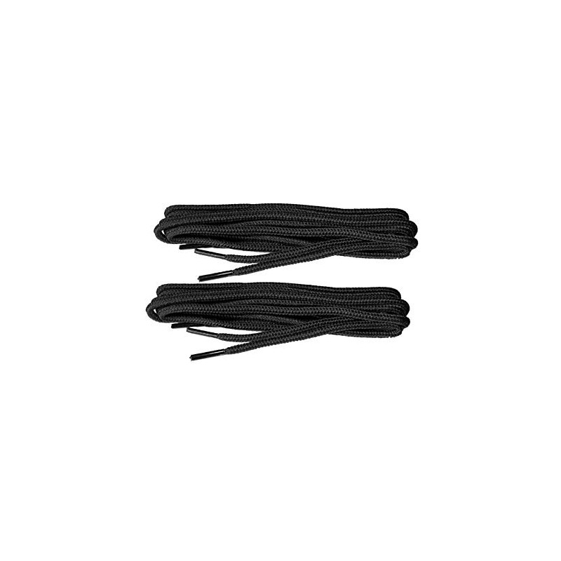 2 PAIRS GRAFTERS 140CM STRONG WORK/HIKING/DR MARTENS BOOT LACES (Black)