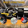 NOEAIKE Steering Wheel Lock,Heavy Duty Anti-Theft Car Device,Adjustable Length Locking