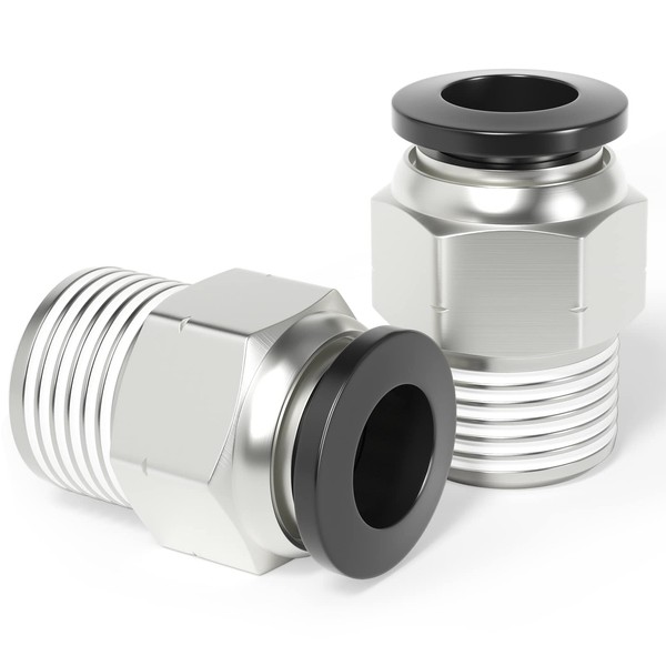 TAILONZ PNEUMATIC TAILONZ PNEUMATIC Male Straight 12mm Tube OD x