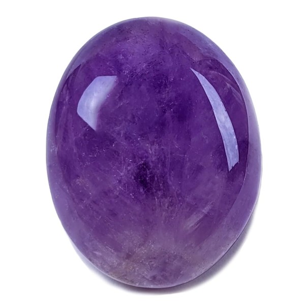 EUSICE - Amethyst Natural Stone, Healing Stone Crystal Wellbeing & Anti-Stress, 100% Handmade & Handmade Pebbles, Amethyst High Quality and Ethics for Wellness, Meditation and Collecting
