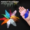 M METERXITY 300-Pack Saddle Hackle Rooster Feather, 3-6 Inch /