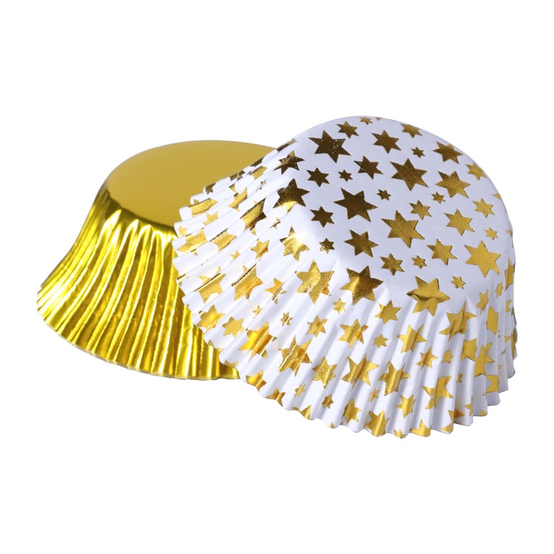 PME Christmas Cupcake & Topper Set of 24 - Golden