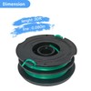 DF-080 DF-080-BKP String Trimmer Spool 0.080” x 30 ft Replacement