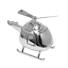 Joe Davies Deluxe Silver Plated Helicopter Money Box