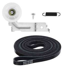 Dryer Idler Pulley DC93-00634a,Dryer Belt 6602-001655, DC61-01215B Tension Spring – Compatible With Dryer Parts for DV45H7000EW, DV42H5200EP DV425000EW, DV48J7700EW