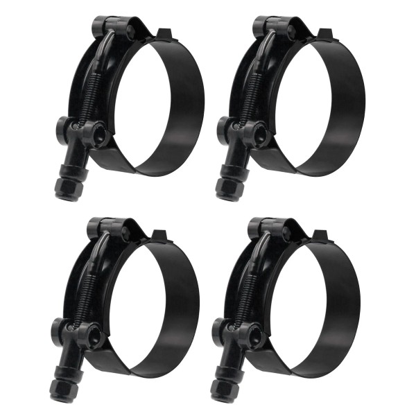 Ispinner 4 Pack 3 Inch Stainless Steel T-Bolt Hose Clamps,