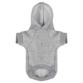 Comfortable Polycotton Dog Hoodie: Soft, Lightweight Puppy Vest for Small and Large Dogs, Highlighting The Heartfelt 'I Only Love My Bed, My Mama, I'm Sorry' Slogan Print Grey Medium