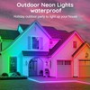 RCUICA 100FT LED Neon Rope Lights Waterproof with Smart App