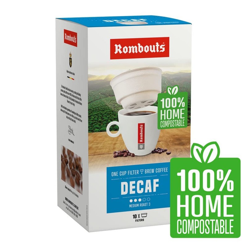 Rombouts One Cup Filter Brew Coffee (Decaf 2 x 10