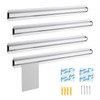 4 Pack 18 Inch Aluminum Ticket Holder for Restaurant, Slide
