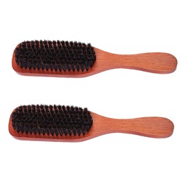 BIUDECO Hair Brush for Fine Hair Pack Vintage Bristle Brush Solid Wood Gentle Scalp Massager