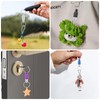 EEEKit Quick Release Keychain Detachable, Pull Apart Key Ring Key