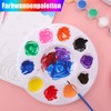 Vabrloy Pack of 24 Mixing Palette, 15.8 cm Round Painting