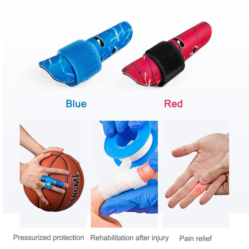 Kuangmi Finger Sleeve Support Protector and prevents Injuries During Sport,