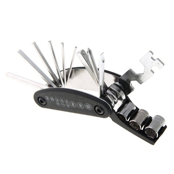 Nuoxinus Motorcycle Bike Mechanic Repair Tool Kit with 16 In