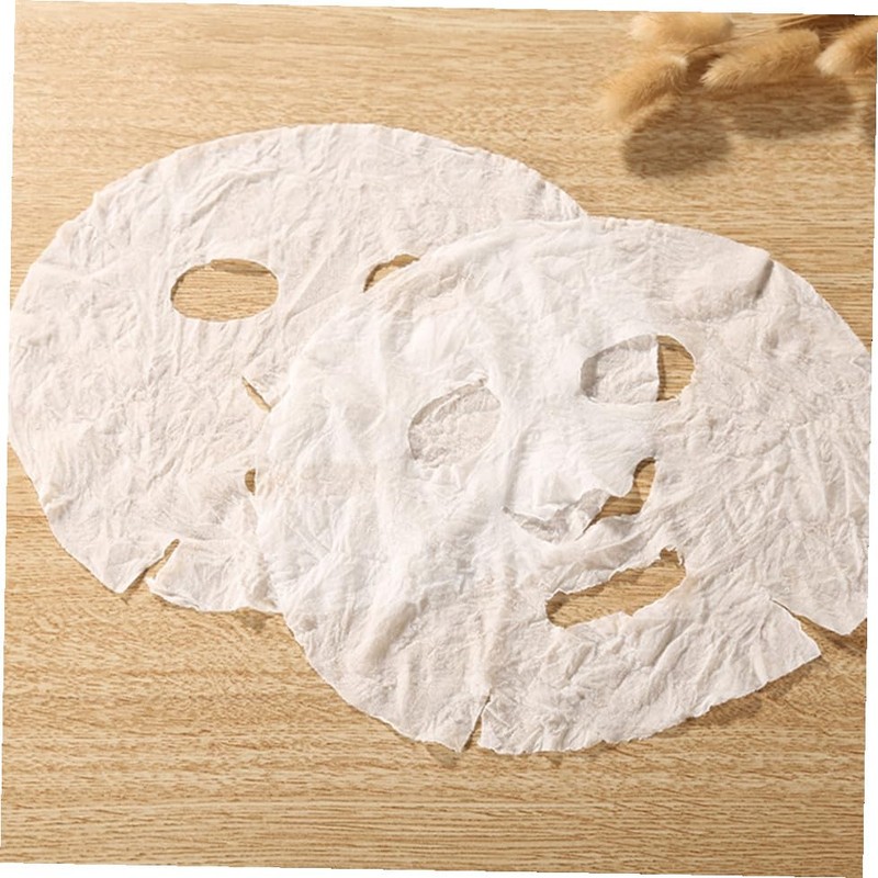 50piezas Mascarilla Facial Comprimida De Algodón Unidades Para Mujeres