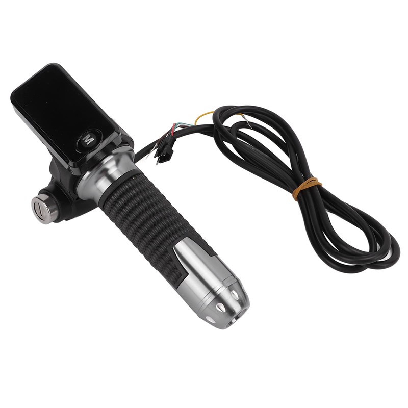 VGEBY 1 Pair Electric Bicycle Twist Throttle Grips LCD Display