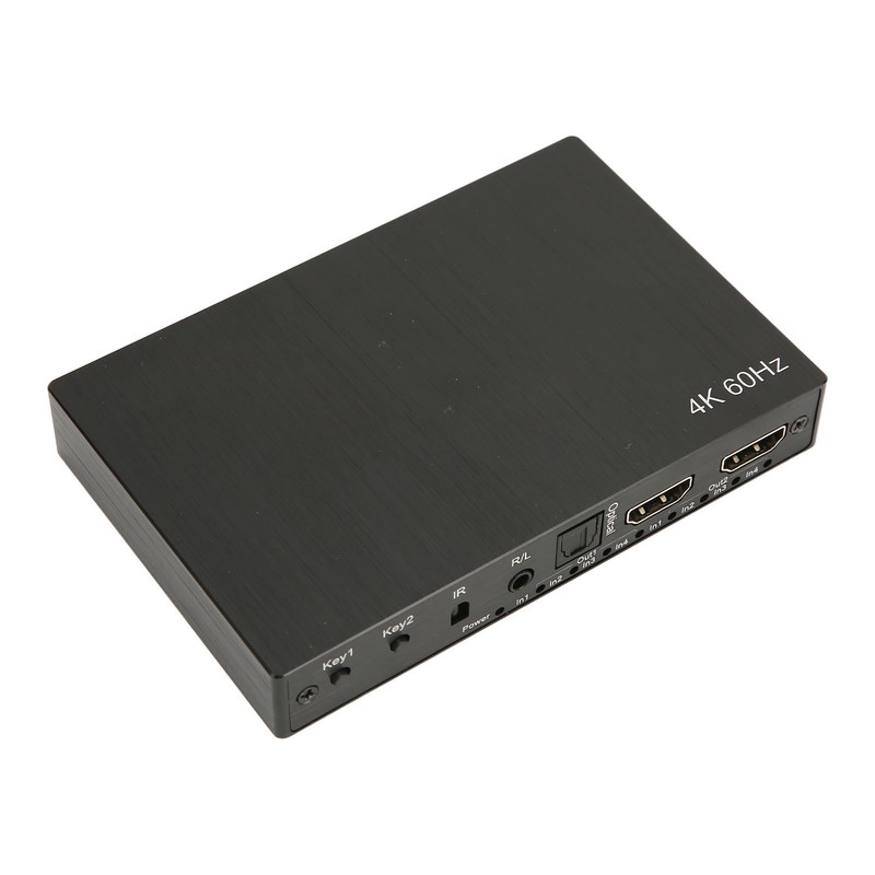 HD Multimedia Interface Switch 4K 4 in 2 Out 3.5mm